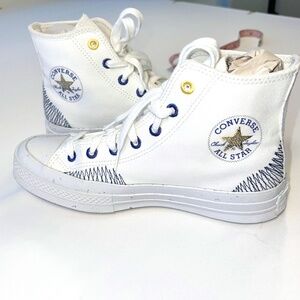 Converse Chuck Taylor All Star Stitched 70 High Top Embroidered Shoes Unisex